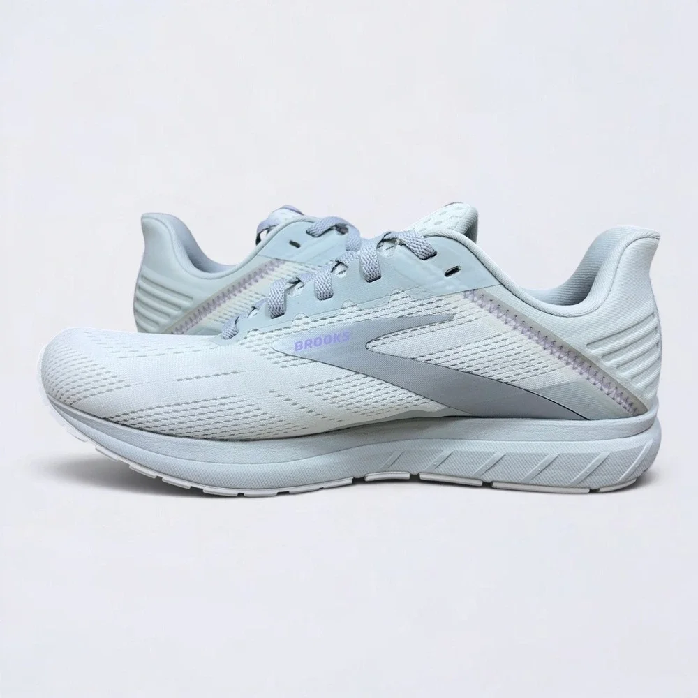 Brooks Anthem 5 Women's Size 8.5 B Running Shoes White Silver Lilac 1203651B174